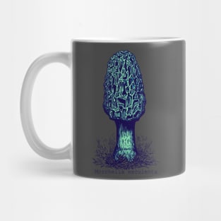 Bright Blue Morel Mug